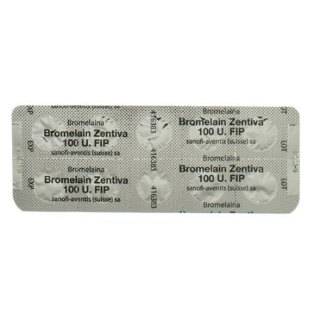 Bromelain Zentiva 26 mg 20 Dragee - PrimeCare Global