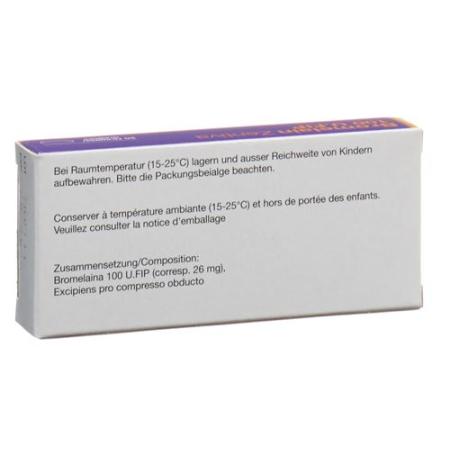 Bromelain Zentiva 26 mg 20 Dragee - PrimeCare Global