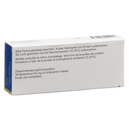 Trimipramine Zentiva Tabl 25 mg 50 pcs - PrimeCare Global