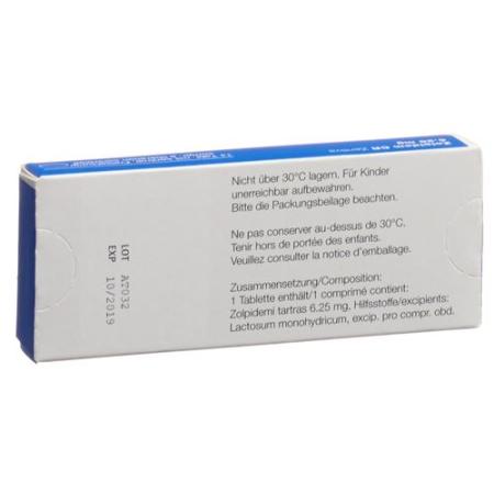 Zolpidem CR Zentiva 6.25 mg 14 Retard tablets - PrimeCare Global