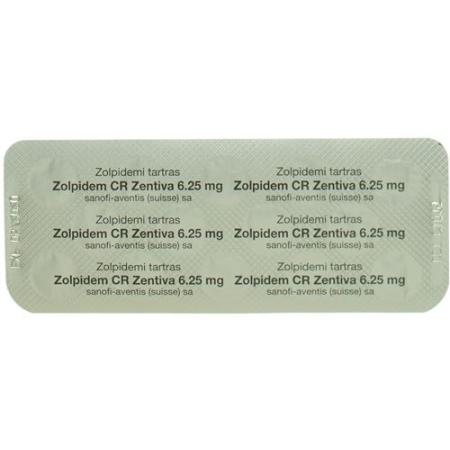 Zolpidem CR Zentiva 6.25 mg 14 Retard tablets - PrimeCare Global