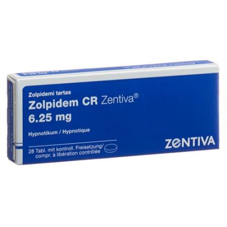 Zolpidem CR Zentiva Ret Tabl 6.25 mg 28 pcs - PrimeCare Global