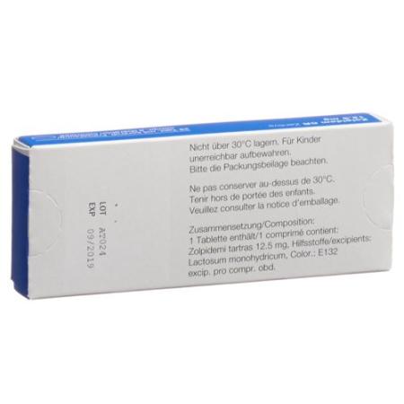 Zolpidem CR Zentiva Ret Tabl 12.5 mg 28 pcs - PrimeCare Global