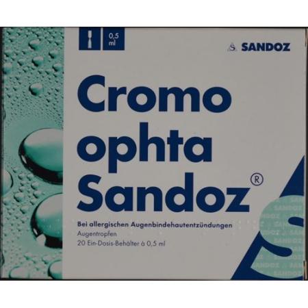 Cromo ophta Sandoz Gtt Opht 20 mg/ml 20 monodos 0.5 ml - PrimeCare Global