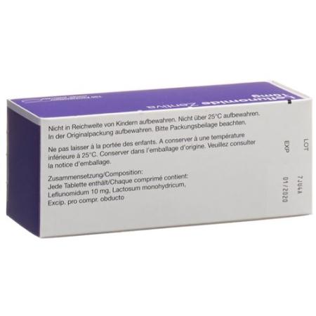 Leflunomide Zentiva Filmtabl 10 mg 100 pcs - PrimeCare Global