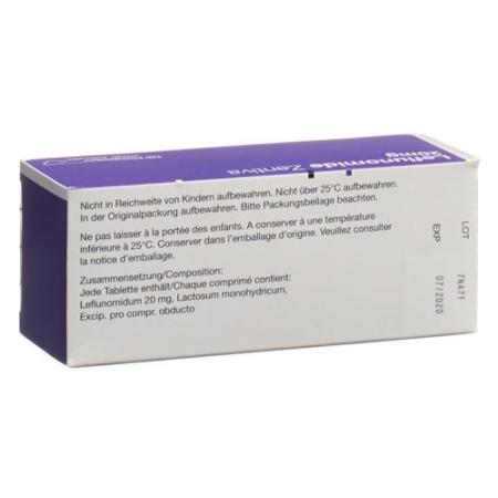Leflunomide Zentiva Filmtabl 20 mg 100 pcs - PrimeCare Global