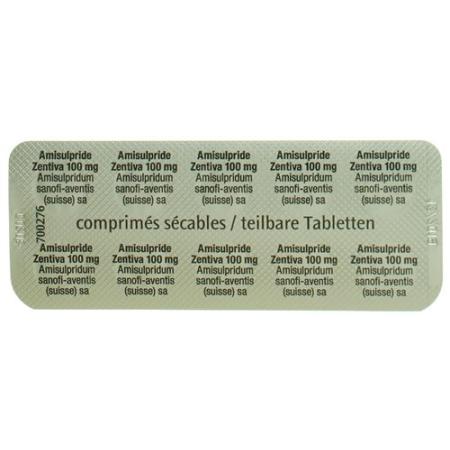 Amisulpride Zentiva Tabl 100 mg 30 pcs - PrimeCare Global