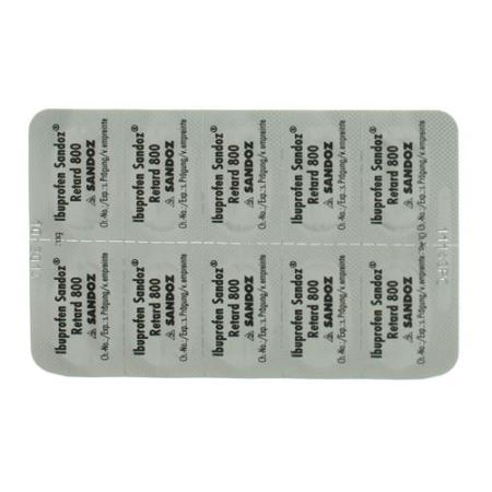 Ibuprofen Sandoz Ret Filmtabl 800 mg 20 pcs - PrimeCare Global