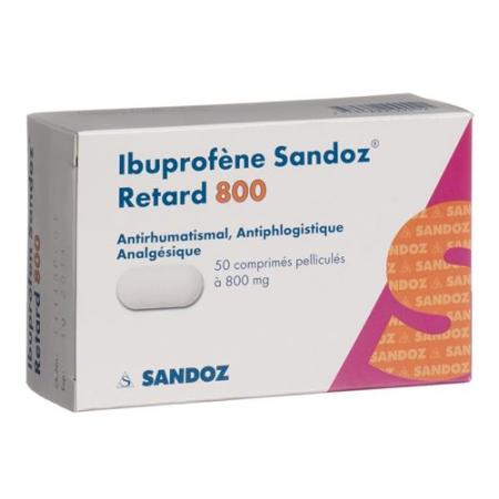 Ibuprofen Sandoz Ret Filmtabl 800 mg 50 pcs - PrimeCare Global