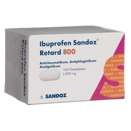 Ibuprofen Sandoz Ret Filmtabl 800 mg 100 pcs - PrimeCare Global