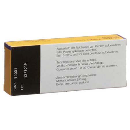 Metronidazole Zentiva Filmtabl 250 mg 20 pcs - PrimeCare Global