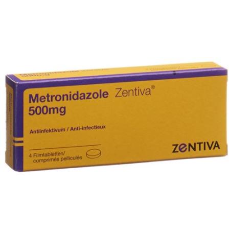 Metronidazole Zentiva Tricho Filmtabl 500 mg 4 pcs - PrimeCare Global