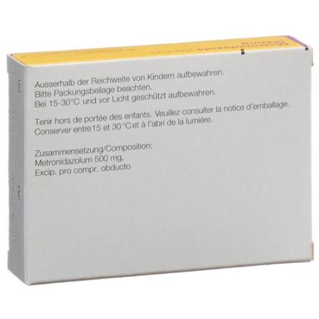 Metronidazole Zentiva Filmtabl 500 mg 20 pcs - PrimeCare Global