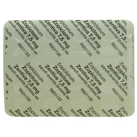 Zopiclone Zentiva Filmtabl 7.5 mg 10 pcs - PrimeCare Global