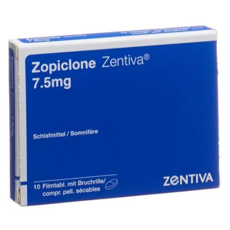 Zopiclone Zentiva Filmtabl 7.5 mg 10 pcs - PrimeCare Global