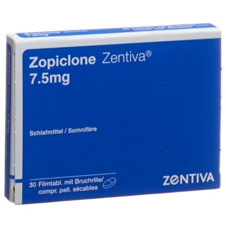 Zopiclone Zentiva Filmtabl 7.5 mg 30 pcs - PrimeCare Global