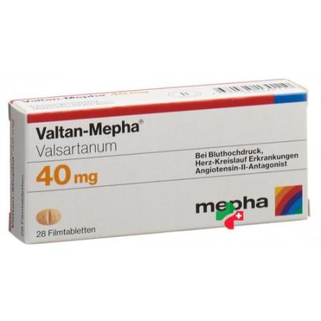 Valtan Mepha 40 mg 28 filmtablets - PrimeCare Global