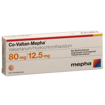 Co-Valtan-Mepha Filmtabl 80/12.5 mg 98 pcs - PrimeCare Global