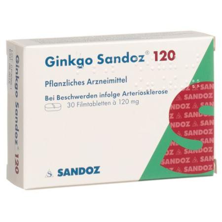 Ginkgo Sandoz Filmtablet 120 mg 30 pcs - PrimeCare Global
