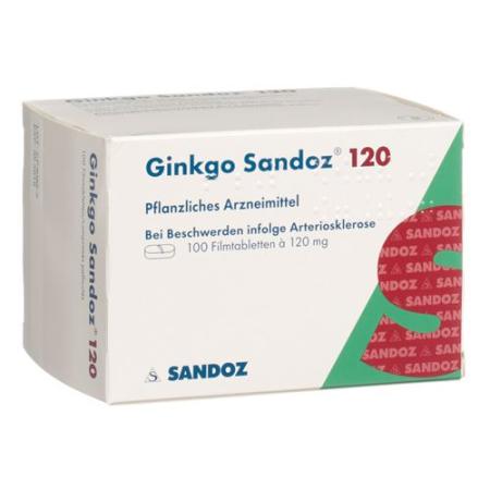 Ginkgo Sandoz Filmtablet 120 mg 100 pcs - PrimeCare Global