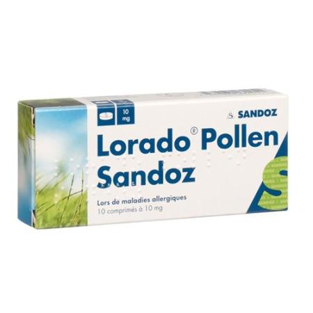 Lorado Pollen Sandoz tablets 10 mg 10 pcs - PrimeCare Global
