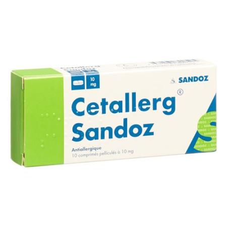 Cetallerg Sandoz Filmtabl 10 mg 10 pcs - PrimeCare Global