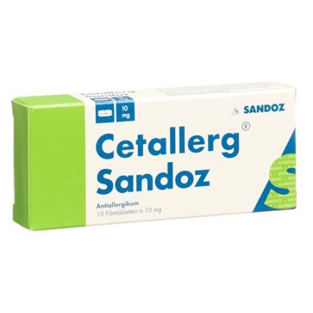 Cetallerg Sandoz Filmtabl 10 mg 10 pcs - PrimeCare Global