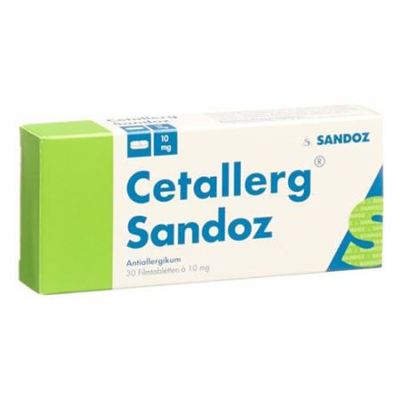 Cetallerg Sandoz Filmtabl 10 mg 30 pcs - PrimeCare Global