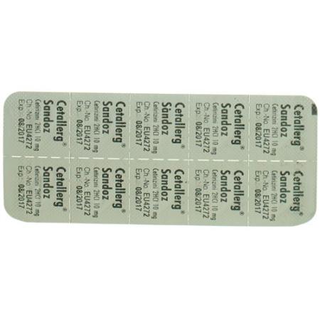Cetallerg Sandoz Filmtabl 10 mg 30 pcs - PrimeCare Global
