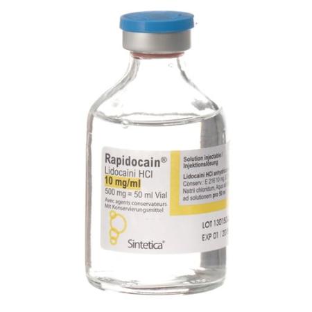Rapidocaine 1% Inj Los 500mg/50ml Vial 50ml - PrimeCare Global