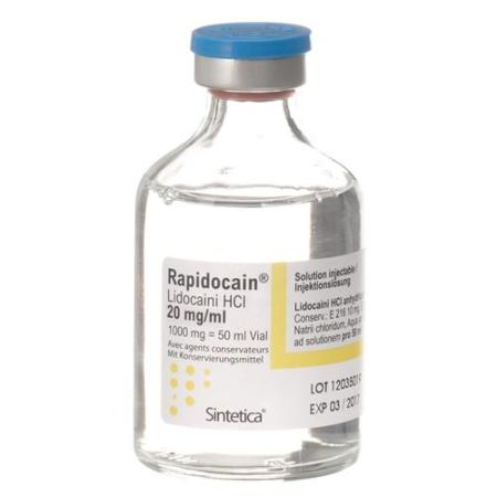 Rapidocaine 2% Inj Los 1g/50ml Vial 50ml - PrimeCare Global