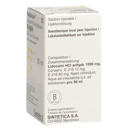 Rapidocaine 2% Inj Los 1g/50ml Vial 50ml - PrimeCare Global