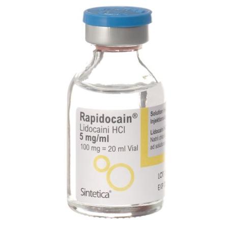 Rapidocain 0.5% Inj L&ouml;s 100 mg/20ml without preservatives Vi - PrimeCare Global