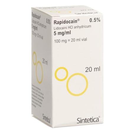 Rapidocain 0.5% Inj L&ouml;s 100 mg/20ml without preservatives Vi - PrimeCare Global