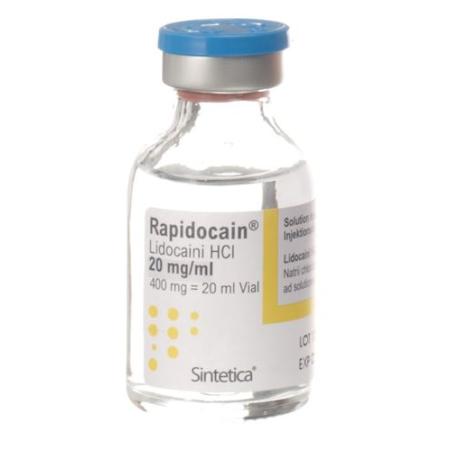 Rapidocain 2% Inj L&ouml;s 400 mg/20ml without preservatives vial - PrimeCare Global
