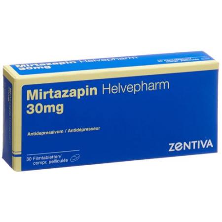 Mirtazapine Helvepharm Filmtabl 30 mg 30 pcs - PrimeCare Global