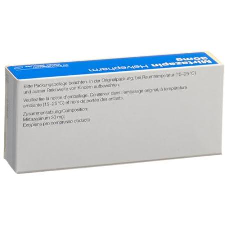 Mirtazapine Helvepharm Filmtabl 30 mg 30 pcs - PrimeCare Global