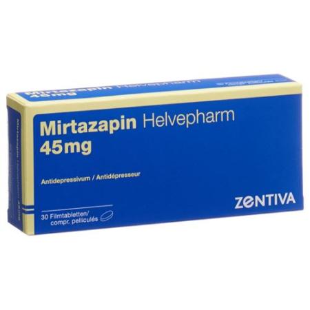 Mirtazapine Helvepharm Filmtabl 45 mg 30 pcs - PrimeCare Global