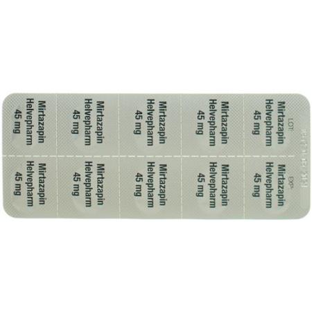 Mirtazapine Helvepharm Filmtabl 45 mg 100 pcs - PrimeCare Global
