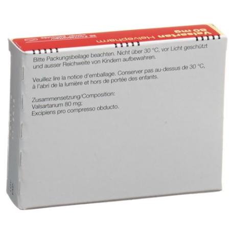 Valsartan Helvepharm Filmtabl 80 mg 28 pcs - PrimeCare Global
