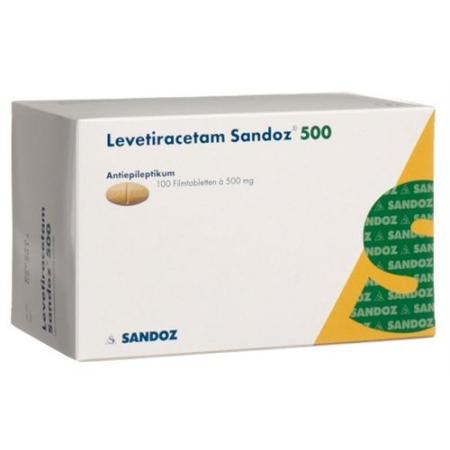 Levetiracetam Sandoz Filmtabl 500 mg 100 pcs - PrimeCare Global
