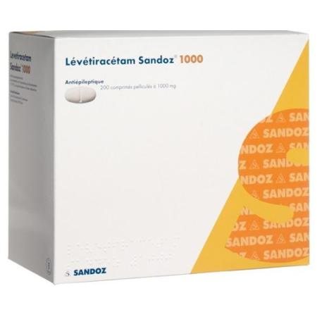Levetiracetam Sandoz film tablets 1000 mg 200 pcs - PrimeCare Global