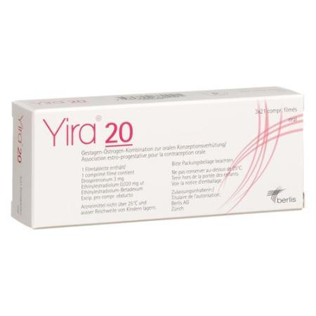 Yira 20 film tablets 3 x 21 pcs - PrimeCare Global