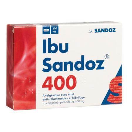 Ibu Sandoz film-coated tablets 400 mg 10 pcs - PrimeCare Global