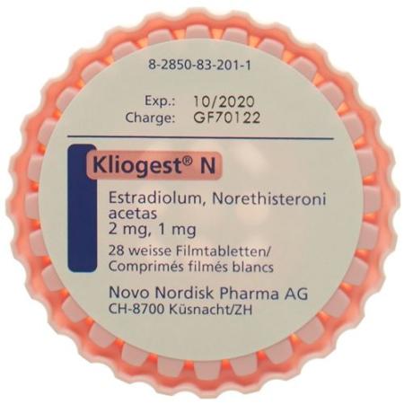 Kliogest N film tablets 28 pcs - PrimeCare Global