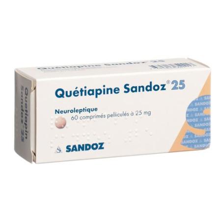 Quetiapine Sandoz film tablets 25 mg 60 pcs - PrimeCare Global