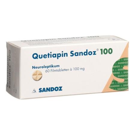 Quetiapine Sandoz film tablets 100 mg 60 pcs - PrimeCare Global