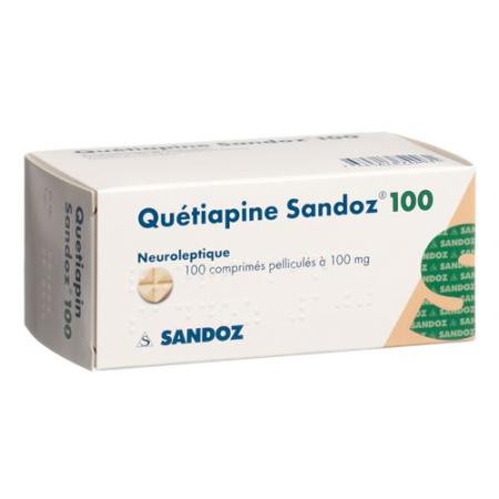 Quetiapine Sandoz film tablets 100 mg 100 pcs - PrimeCare Global