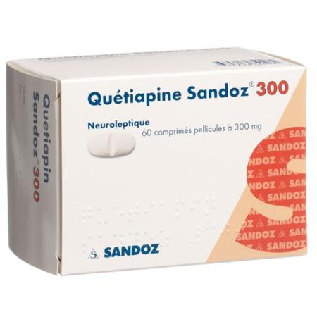 Quetiapine Sandoz film tablets 300 mg 60 pcs - PrimeCare Global
