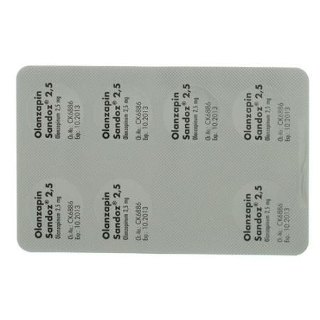Olanzapine Sandoz film tablets 2.5 mg 28 pcs - PrimeCare Global